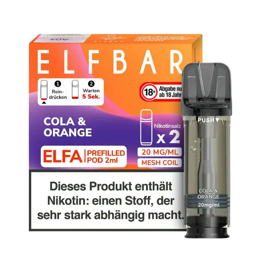 Elfbar Pods Cola Orange (10x2er)