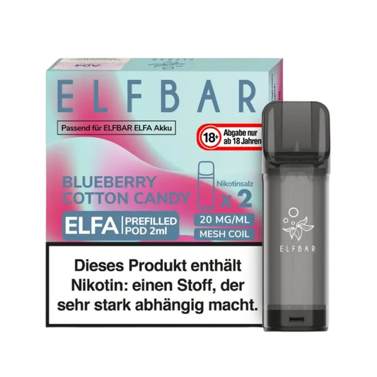 Elfbar Pods Blueberry Cotton Candy (10x2er)