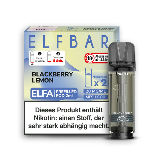 Elfbar Pods Blackberry Lemon (10x2er)