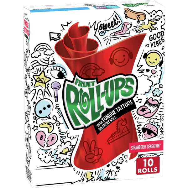 Fruit Roll-Ups Strawberry Sensation (10x142g)