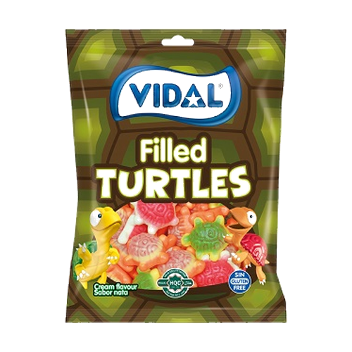 Vidal HALAL Jelly Filled Turtles (14x85g)