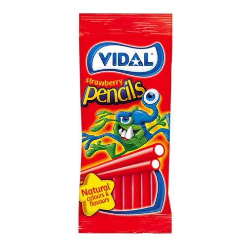 Vidal HALAL Strawberry Pencils (14x90g)